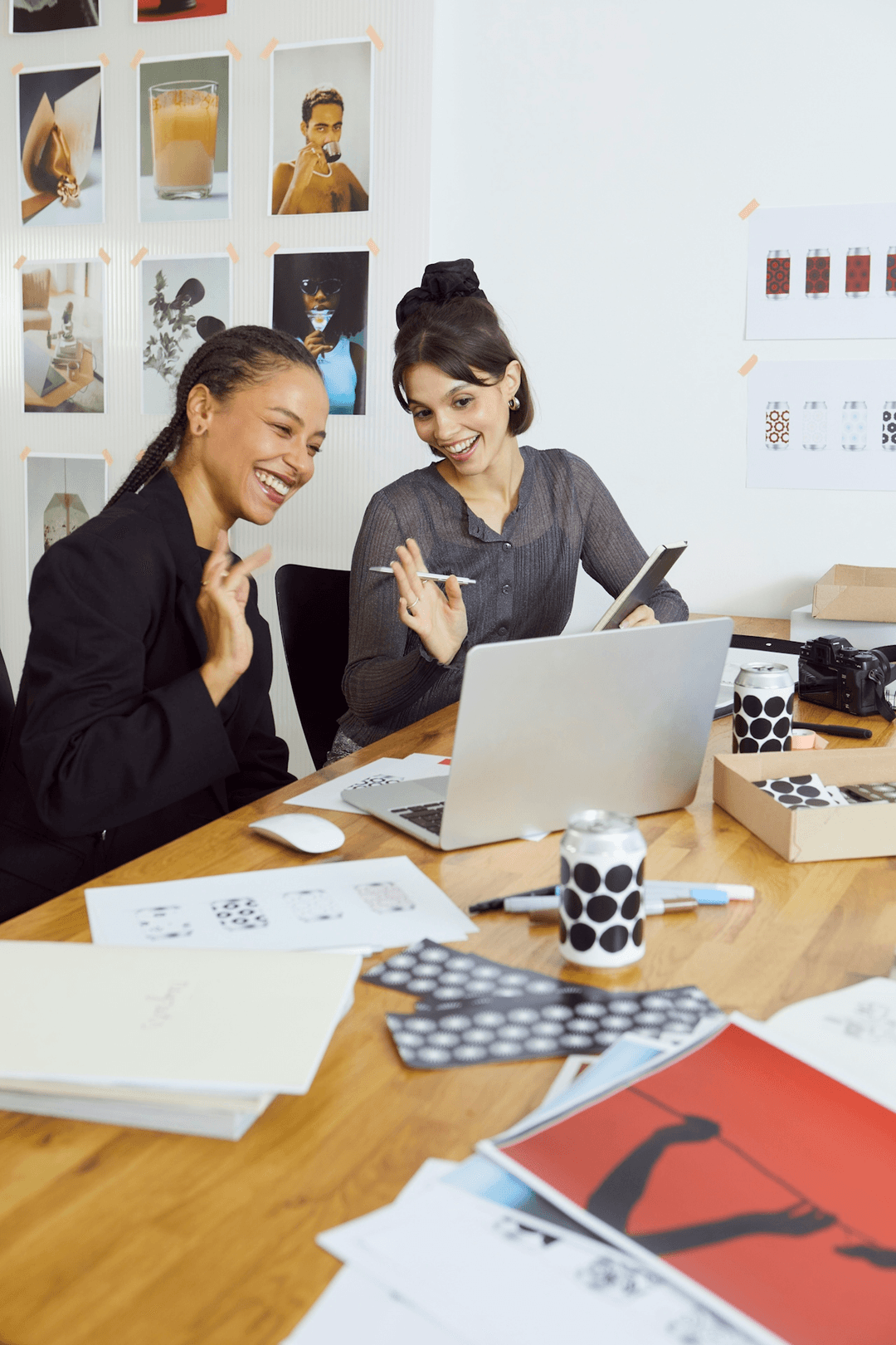 Small business owner at work